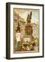 Radetsky Memorial, Prague-null-Framed Giclee Print