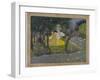 Radha and Krishna in a Grove, India-null-Framed Giclee Print