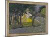 Radha and Krishna in a Grove, India-null-Mounted Giclee Print