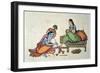 Radha and Krishna-Indian School-Framed Giclee Print