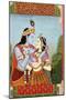 Radha and Krishna-null-Mounted Giclee Print