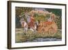 Radha and Krishna-Indian School-Framed Giclee Print