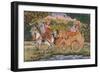 Radha and Krishna-Indian School-Framed Giclee Print