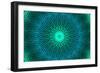 Radial Dotted Pattern-Dink101-Framed Art Print