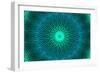 Radial Dotted Pattern-Dink101-Framed Art Print