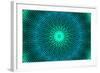 Radial Dotted Pattern-Dink101-Framed Art Print