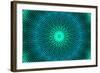 Radial Dotted Pattern-Dink101-Framed Art Print