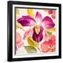 Radiant Orchid Square I-Lanie Loreth-Framed Art Print