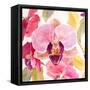 Radiant Orchid Square II-Lanie Loreth-Framed Stretched Canvas