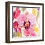 Radiant Orchid Square II-Lanie Loreth-Framed Art Print