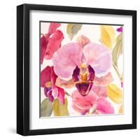 Radiant Orchid Square II-Lanie Loreth-Framed Art Print