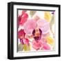 Radiant Orchid Square II-Lanie Loreth-Framed Art Print