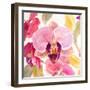 Radiant Orchid Square II-Lanie Loreth-Framed Art Print