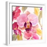 Radiant Orchid Square II-Lanie Loreth-Framed Art Print