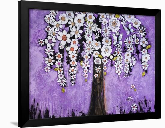 Radiant Orchid Tree-Blenda Tyvoll-Framed Giclee Print