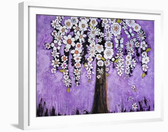 Radiant Orchid Tree-Blenda Tyvoll-Framed Giclee Print