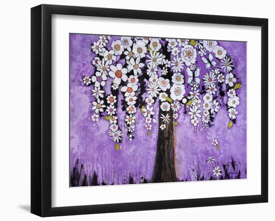 Radiant Orchid Tree-Blenda Tyvoll-Framed Giclee Print