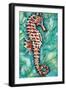 Radiant Seahorse I-Carolee Vitaletti-Framed Art Print