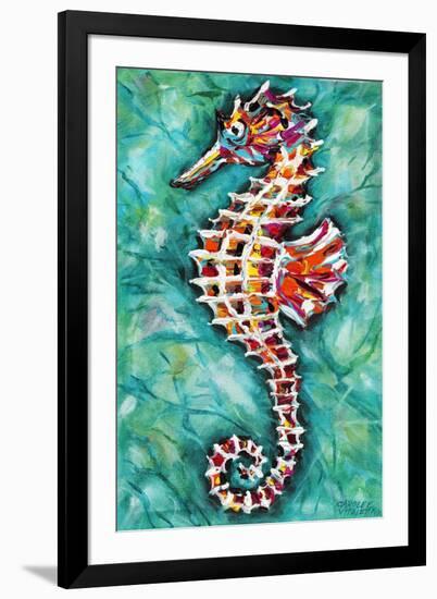 Radiant Seahorse II-Carolee Vitaletti-Framed Art Print