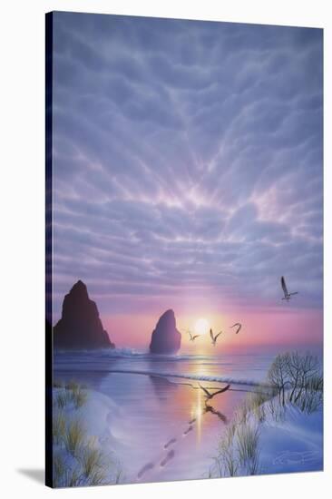 Radiant Seashore-Kirk Reinert-Stretched Canvas
