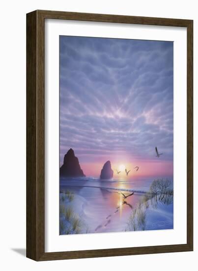 Radiant Seashore-Kirk Reinert-Framed Giclee Print