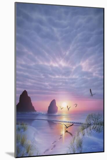 Radiant Seashore-Kirk Reinert-Mounted Giclee Print