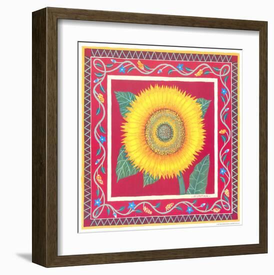 Radiant Sunflower I-Urpina-Framed Art Print