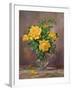 Radiant Yellow Roses-Albert Williams-Framed Giclee Print