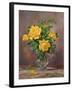 Radiant Yellow Roses-Albert Williams-Framed Giclee Print