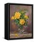 Radiant Yellow Roses-Albert Williams-Framed Stretched Canvas