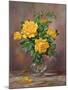 Radiant Yellow Roses-Albert Williams-Mounted Giclee Print