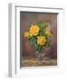 Radiant Yellow Roses-Albert Williams-Framed Premium Giclee Print