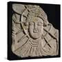 Radiate Head of Sun-God Sol, Relief from Coria-null-Stretched Canvas