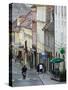 Radiceva Street to the Upper Town, Zagreb, Croatia-Walter Bibikow-Stretched Canvas