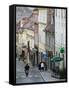 Radiceva Street to the Upper Town, Zagreb, Croatia-Walter Bibikow-Framed Stretched Canvas
