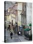 Radiceva Street to the Upper Town, Zagreb, Croatia-Walter Bibikow-Stretched Canvas