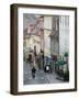 Radiceva Street to the Upper Town, Zagreb, Croatia-Walter Bibikow-Framed Photographic Print