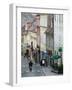 Radiceva Street to the Upper Town, Zagreb, Croatia-Walter Bibikow-Framed Photographic Print