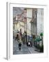 Radiceva Street to the Upper Town, Zagreb, Croatia-Walter Bibikow-Framed Photographic Print