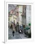 Radiceva Street to the Upper Town, Zagreb, Croatia-Walter Bibikow-Framed Photographic Print