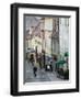 Radiceva Street to the Upper Town, Zagreb, Croatia-Walter Bibikow-Framed Photographic Print