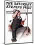 "Radio Antennae," Saturday Evening Post Cover, May 2, 1925-Robert C. Kauffmann-Mounted Giclee Print