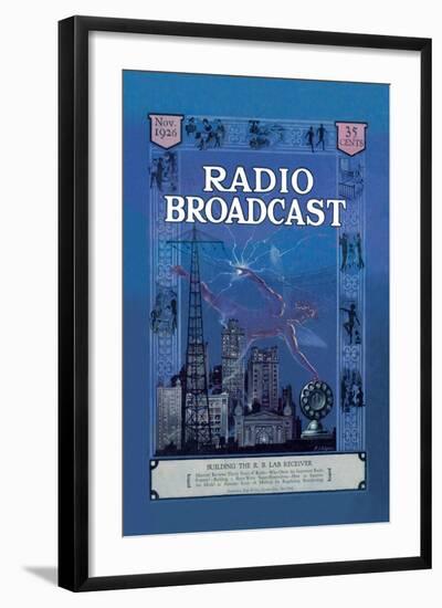 Radio Broadcast, Building the R.B. Lab Receiver-null-Framed Art Print