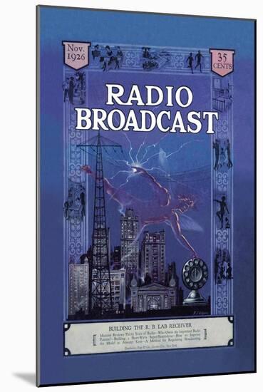 Radio Broadcast, Building the R.B. Lab Receiver-null-Mounted Art Print