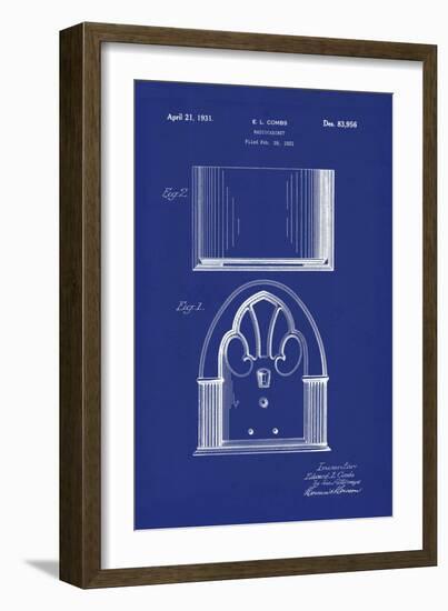 Radio Cabinet-Tina Lavoie-Framed Giclee Print