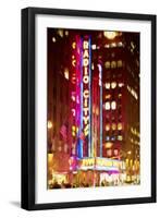 Radio City II - In the Style of Oil Painting-Philippe Hugonnard-Framed Giclee Print