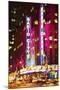 Radio City III - In the Style of Oil Painting-Philippe Hugonnard-Mounted Giclee Print