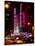 Radio City Music Hall and Yellow Cab by Night, Manhattan, Times Square, New York City, US, USA-Philippe Hugonnard-Stretched Canvas