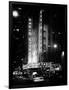 Radio City Music Hall and Yellow Cab by Night, Manhattan, Times Square, NYC, Old Classic-Philippe Hugonnard-Framed Photographic Print