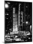 Radio City Music Hall and Yellow Cab by Night, Manhattan, Times Square, NYC, USA-Philippe Hugonnard-Mounted Photographic Print